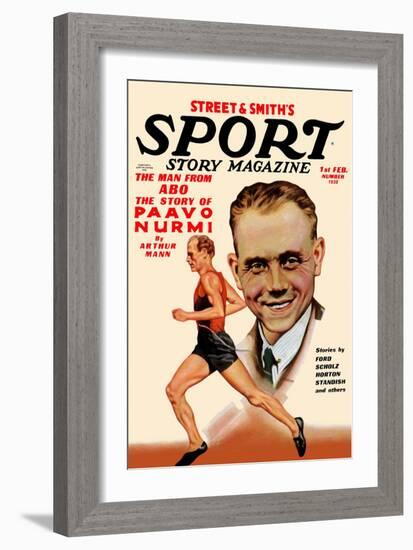 The Man from Abo; the Story of Paavo Nurmi-null-Framed Art Print