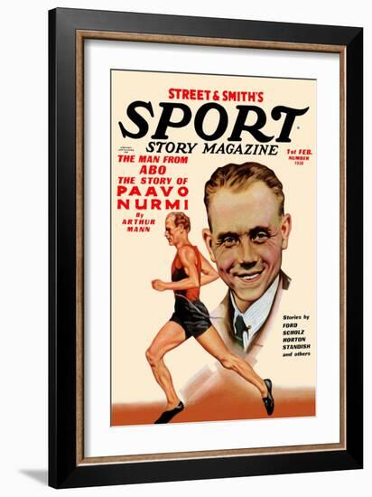 The Man from Abo; the Story of Paavo Nurmi-null-Framed Art Print