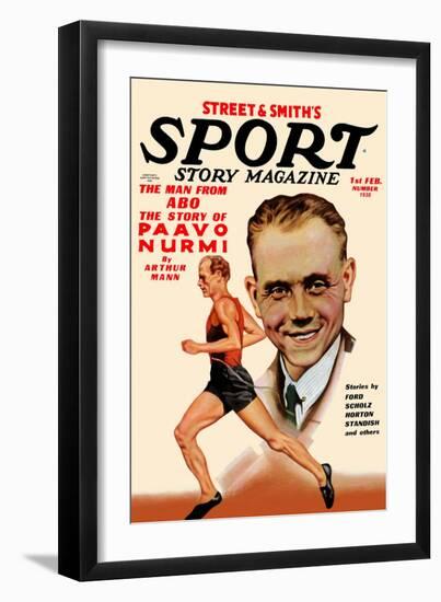 The Man from Abo; the Story of Paavo Nurmi-null-Framed Art Print