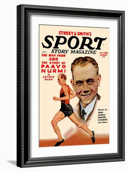 The Man from Abo; the Story of Paavo Nurmi-null-Framed Art Print