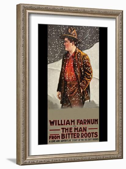 The Man from Bitter Roots-null-Framed Art Print