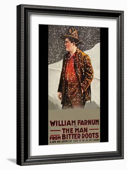 The Man from Bitter Roots-null-Framed Art Print