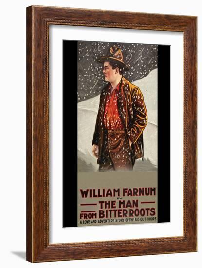 The Man from Bitter Roots-null-Framed Premium Giclee Print