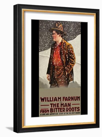 The Man from Bitter Roots-null-Framed Premium Giclee Print