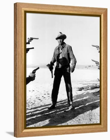 The Man From Laramie, James Stewart, 1955-null-Framed Stretched Canvas