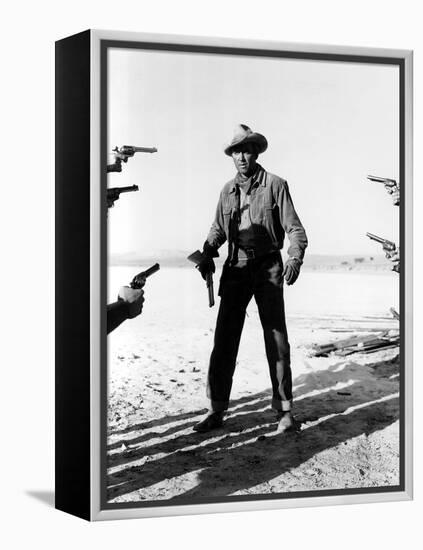 The Man From Laramie, James Stewart, 1955-null-Framed Stretched Canvas