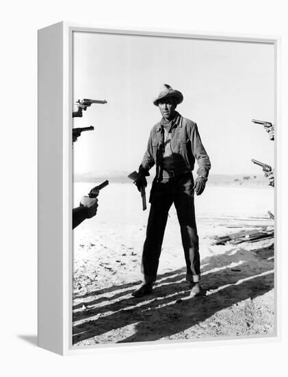 The Man From Laramie, James Stewart, 1955-null-Framed Stretched Canvas