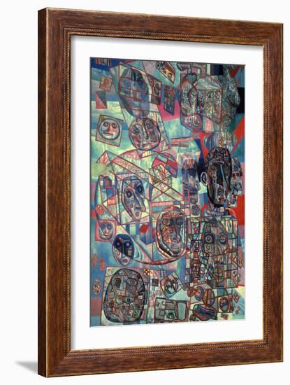 The Man in the World, 1925-Pavel Nikolayevich Filonov-Framed Giclee Print