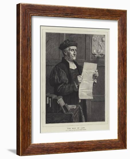 The Man of Law, from the Royal Academy Exhibition-Henry Stacey Marks-Framed Giclee Print