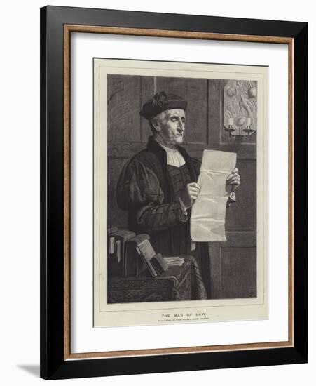 The Man of Law, from the Royal Academy Exhibition-Henry Stacey Marks-Framed Giclee Print