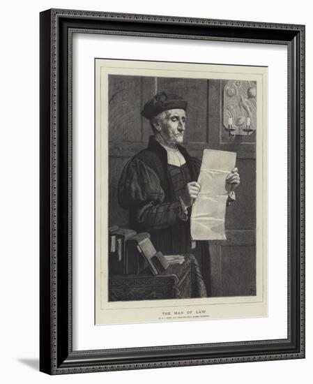 The Man of Law, from the Royal Academy Exhibition-Henry Stacey Marks-Framed Giclee Print