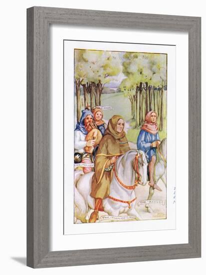 The Man of Law Was a Discreet Person-Anne Anderson-Framed Giclee Print