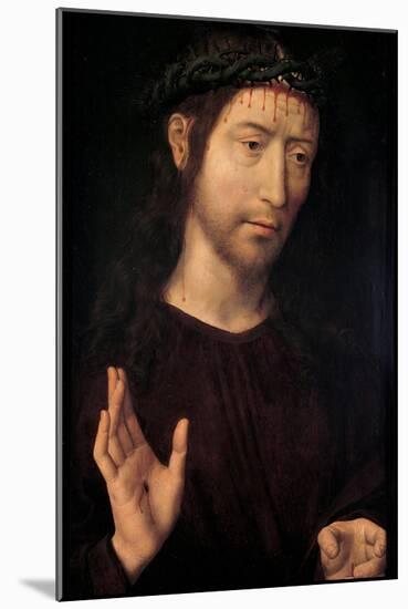 The Man of Sorrows Blessing, 1480-1490-Hans Memling-Mounted Giclee Print