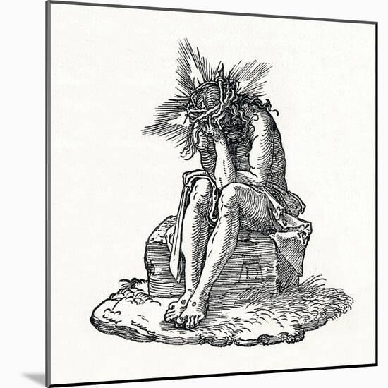 'The Man of Sorrows. Title-page to Small Passion.', c1511, (1906)-Albrecht Durer-Mounted Giclee Print