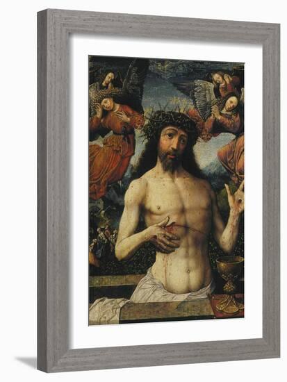 The Man of Sorrows-Jacob Cornelisz van Oostsanen-Framed Giclee Print