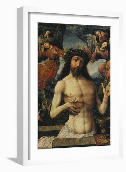 The Man of Sorrows-Jacob Cornelisz van Oostsanen-Framed Giclee Print