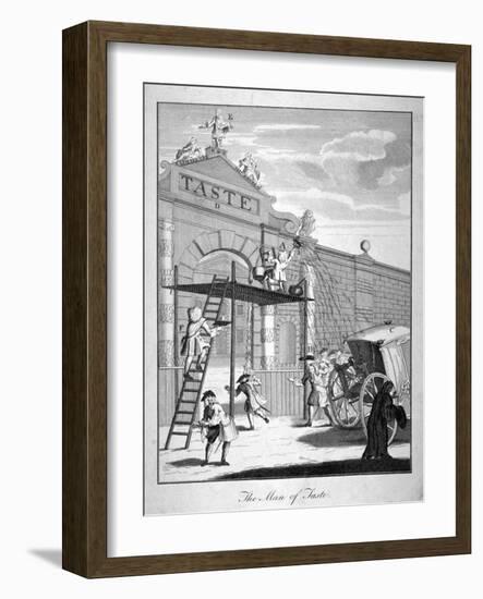 The Man of Taste, 1731-William Hogarth-Framed Giclee Print