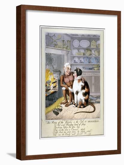 The Man of the Woods and the Cat-O'-Mountain, 1821-Theodore Lane-Framed Giclee Print