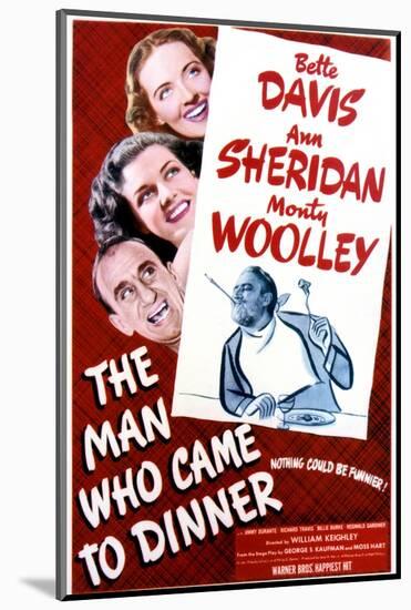 The Man Who Came to Dinner - Movie Poster Reproduction-null-Mounted Photo