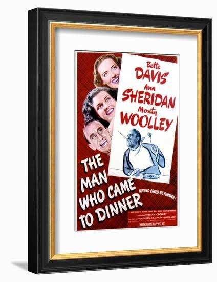 The Man Who Came to Dinner - Movie Poster Reproduction-null-Framed Photo