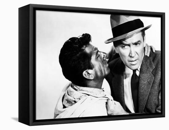 The Man Who Knew Too Much, Daniel Gelin, James Stewart, 1956-null-Framed Stretched Canvas