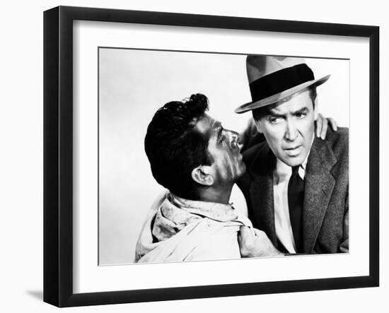 The Man Who Knew Too Much, Daniel Gelin, James Stewart, 1956-null-Framed Photo