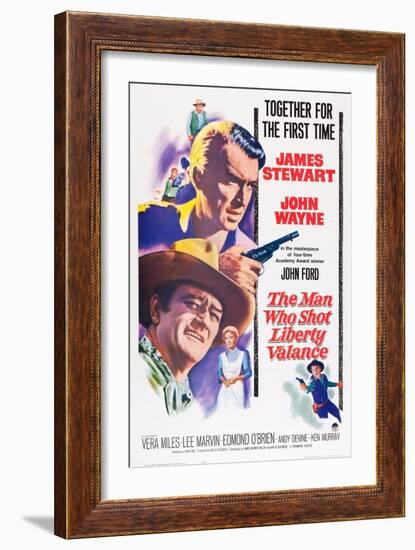 The Man Who Shot Liberty Valance, 1962-null-Framed Giclee Print