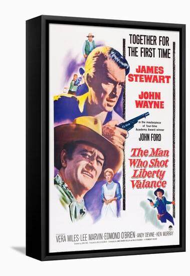 The Man Who Shot Liberty Valance, 1962-null-Framed Premier Image Canvas