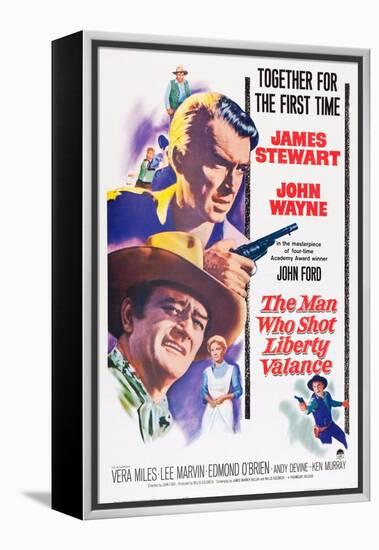 The Man Who Shot Liberty Valance, 1962-null-Framed Premier Image Canvas