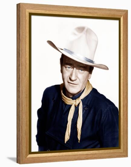 THE MAN WHO SHOT LIBERTY VALANCE, John Wayne, 1962-null-Framed Stretched Canvas