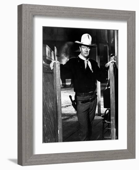 The Man Who Shot Liberty Valance-null-Framed Photo