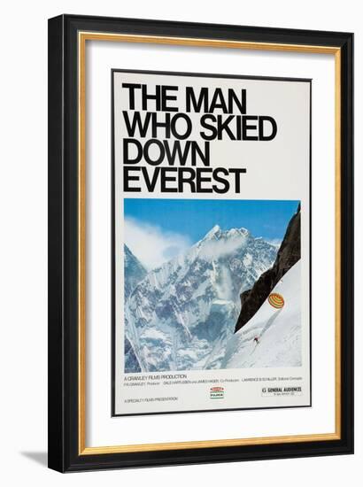 THE MAN WHO SKIED DOWN EVEREST, Yuichiro Miura, 1975-null-Framed Art Print