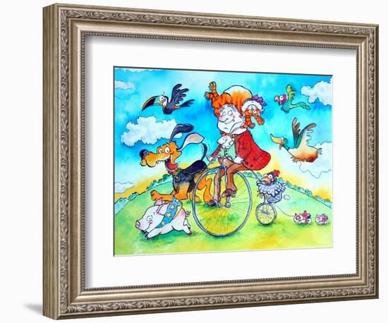 The Man Who Wore His Cat as a Hat-Maylee Christie-Framed Giclee Print