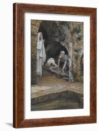 The Man with an Infirmity from 'The Life of Our Lord Jesus Christ'-James Jacques Joseph Tissot-Framed Giclee Print