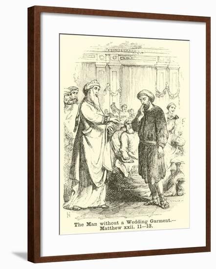 The Man Without a Wedding Garment, Matthew, XXII, 11, 13-null-Framed Giclee Print