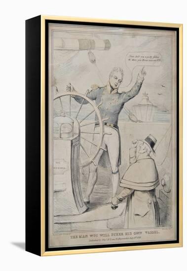 The Man Wot Will Steer His Own Vessel, 1830-Robert Seymour-Framed Premier Image Canvas