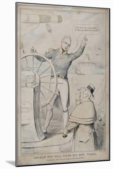 The Man Wot Will Steer His Own Vessel, 1830-Robert Seymour-Mounted Giclee Print
