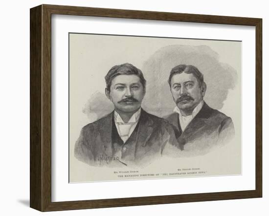 The Managing Director of The Illustrated London News-Amedee Forestier-Framed Giclee Print