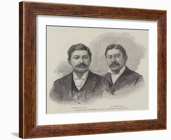 The Managing Director of The Illustrated London News-Amedee Forestier-Framed Giclee Print