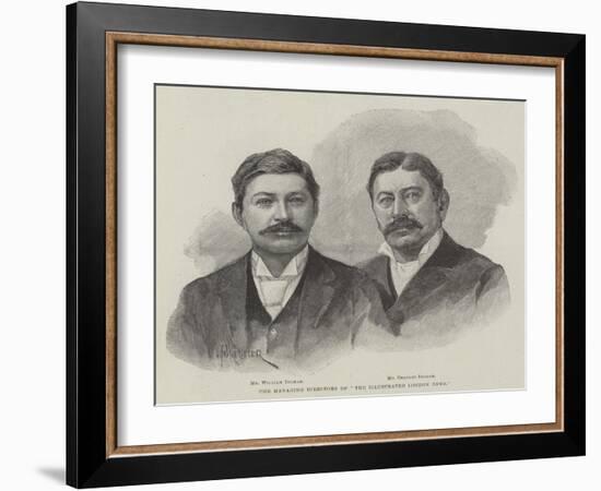 The Managing Director of The Illustrated London News-Amedee Forestier-Framed Giclee Print