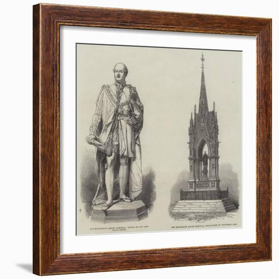The Manchester Albert Memorial-null-Framed Giclee Print