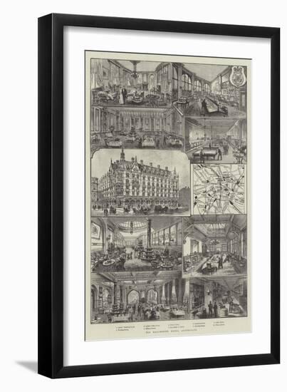 The Manchester Hotel, Aldersgate-Frank Watkins-Framed Giclee Print