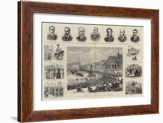 The Manchester Ship Canal Celebration-null-Framed Giclee Print