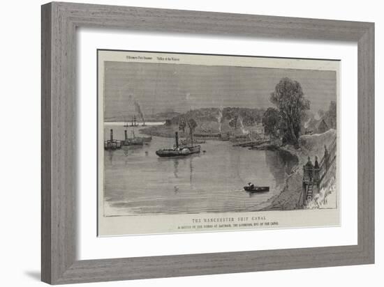 The Manchester Ship Canal-null-Framed Giclee Print