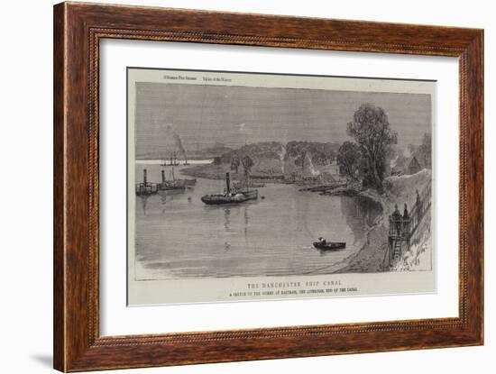 The Manchester Ship Canal-null-Framed Giclee Print