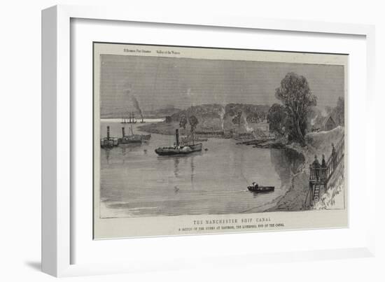 The Manchester Ship Canal-null-Framed Giclee Print