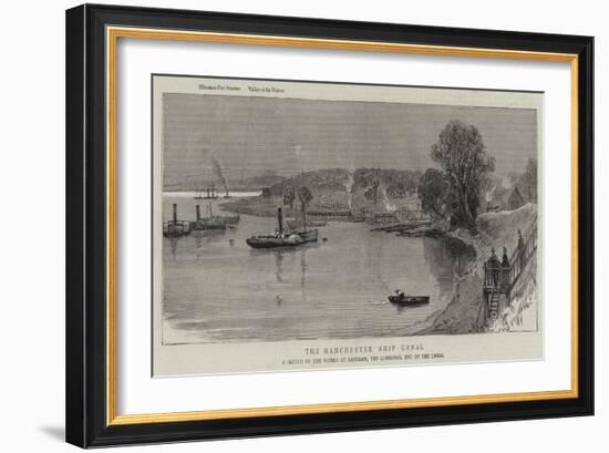 The Manchester Ship Canal-null-Framed Giclee Print