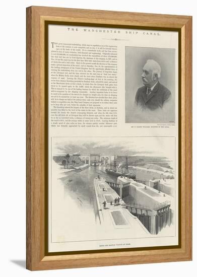 The Manchester Ship Canal-William 'Crimea' Simpson-Framed Premier Image Canvas