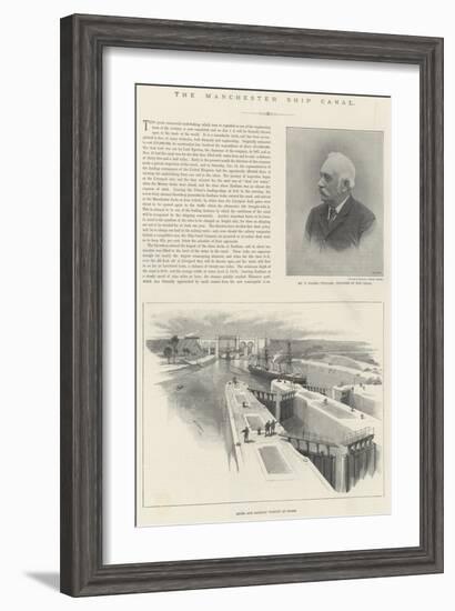 The Manchester Ship Canal-William 'Crimea' Simpson-Framed Giclee Print