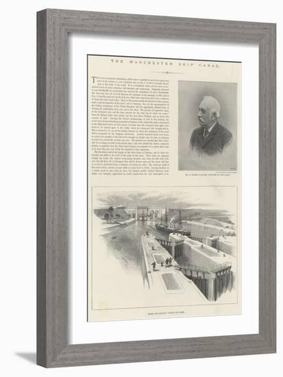 The Manchester Ship Canal-William 'Crimea' Simpson-Framed Giclee Print